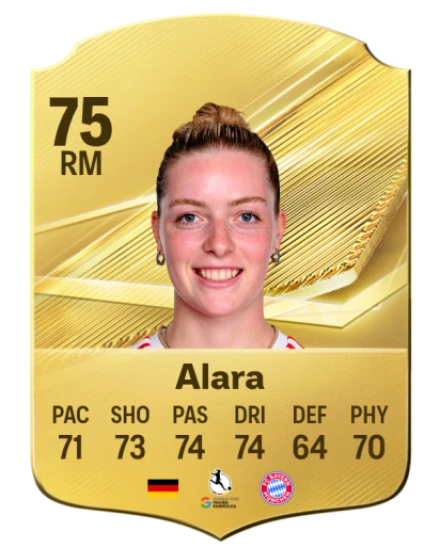 Alara 75 Gold RM FC 27 card