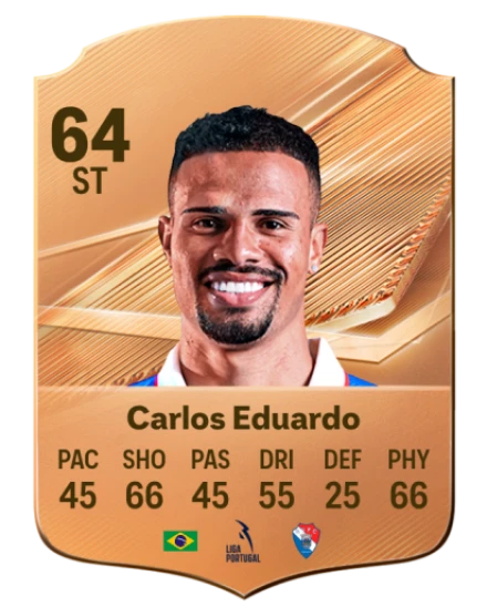 Carlos Eduardo 64 Bronze ST FC 27 card