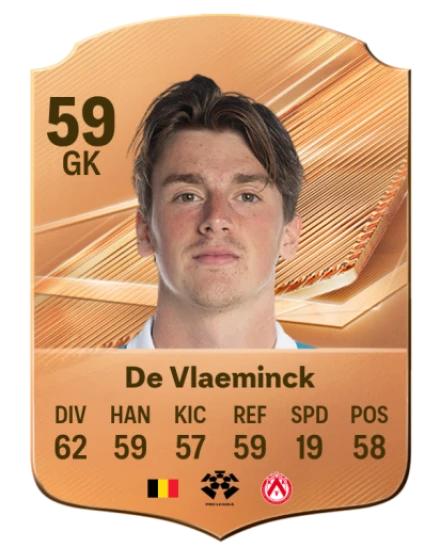 De Vlaeminck 59 Bronze GK FC 27 card