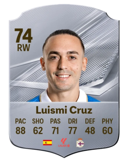 Luismi Cruz 74 Common RW FC 26 card