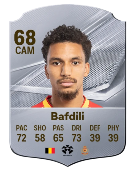 Bafdili 68 Silver CAM FC 27 card