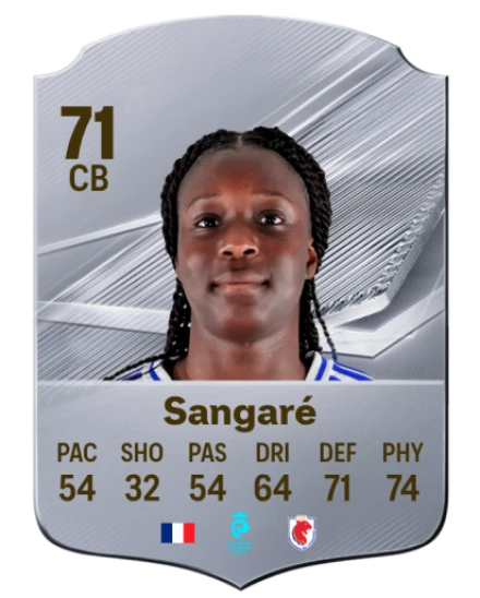 Sangaré 71 Silver CB FC 27 card