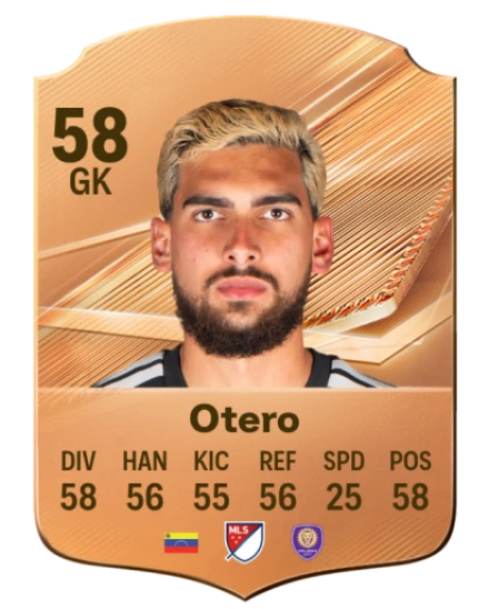 Otero 58 Bronze GK FC 27 card