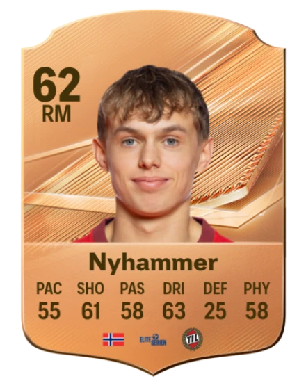 Nyhammer 62 Bronze RM FC 27 card