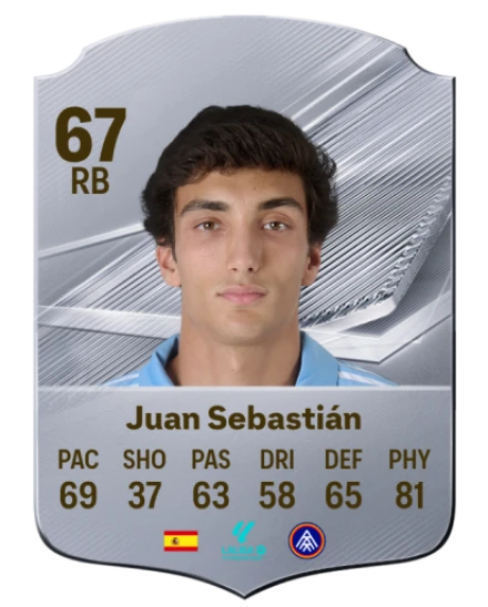 Juan Sebastián 67 Common RB FC 26 card