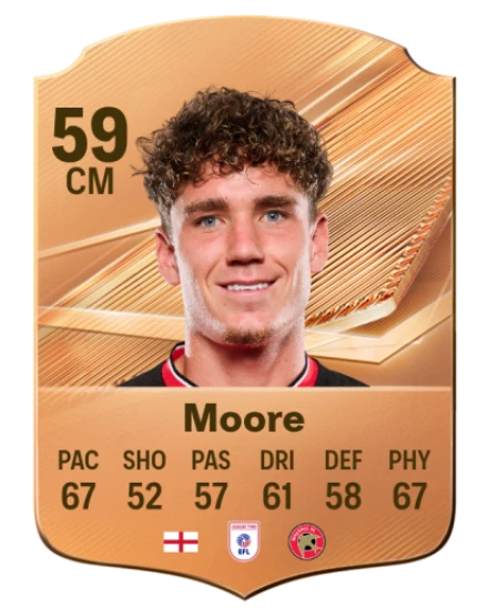 Moore 59 Bronze CM FC 27 card