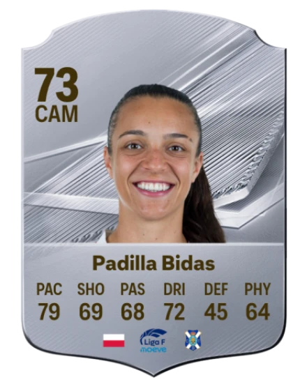 Padilla Bidas 73 Common CAM FC 26 card