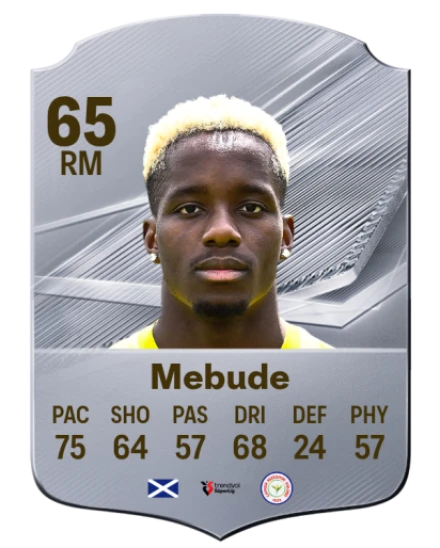 Mebude 65 Silver RM FC 27 card