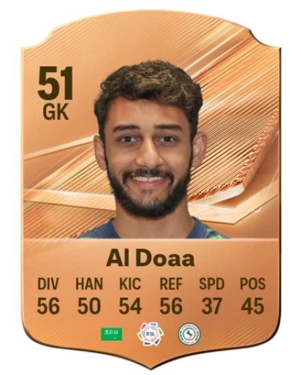 Al Doaa 51 Bronze GK FC 27 card