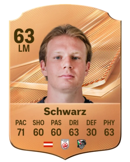 Schwarz 63 Bronze LM FC 27 card