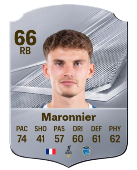 Maronnier 66 Silver RB FC 27 card