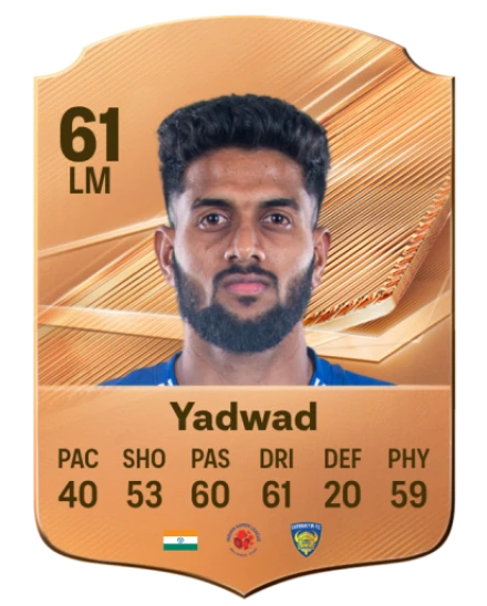 Yadwad 61 Common LM FC 26 card