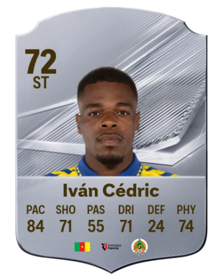 Iván Cédric 72 Common ST FC 26 card