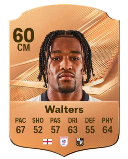 Walters 60 Bronze CM FC 27 card