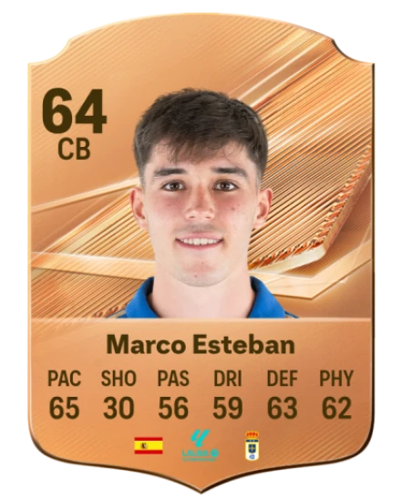 Marco Esteban 64 Bronze CB FC 27 card