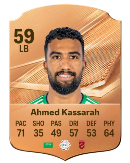 Ahmed Kassarah 59 Common LB FC 26 card
