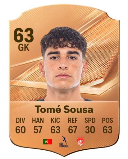 Tomé Sousa 63 Bronze GK FC 27 card