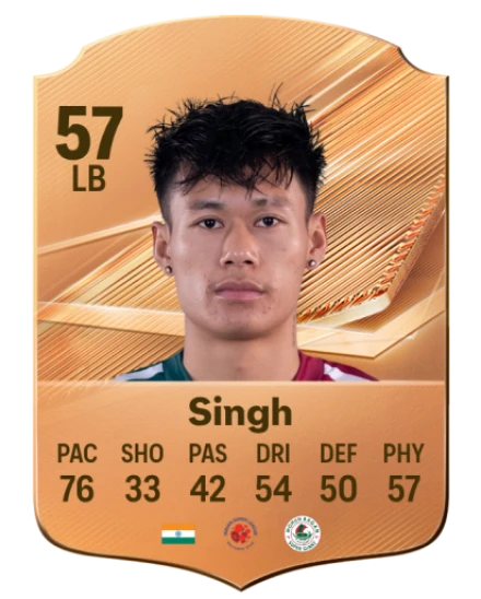 Singh 57 Bronze LB FC 27 card