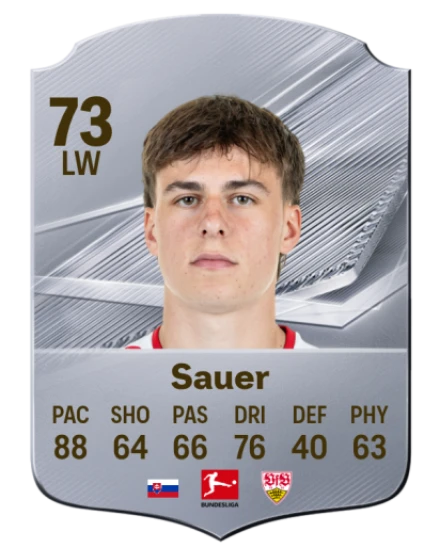 Sauer 73 Common LW FC 26 card