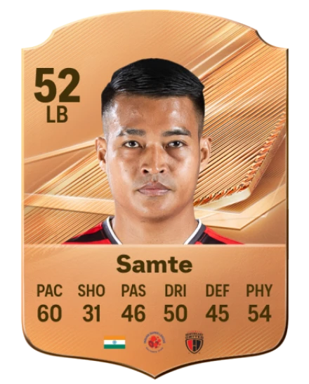 Samte 52 Common LB FC 26 card