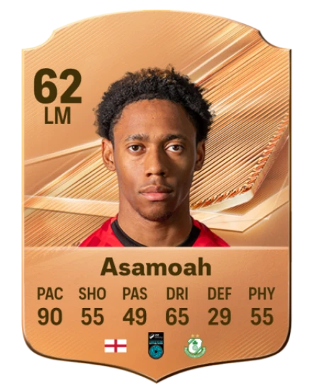 Asamoah 62 Bronze LM FC 27 card