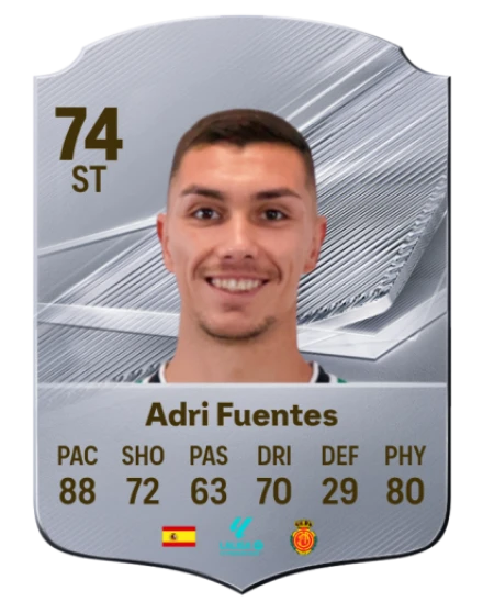 Adri Fuentes 74 Common ST FC 26 card