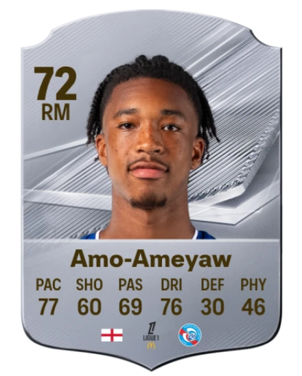 Amo-Ameyaw 72 Silver RM FC 27 card