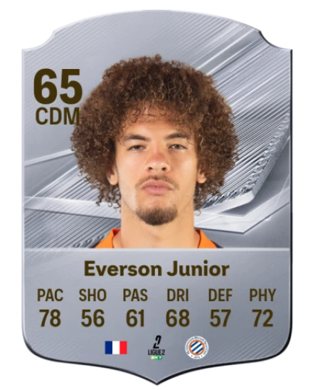 Everson Junior 65 Common CDM FC 26 card