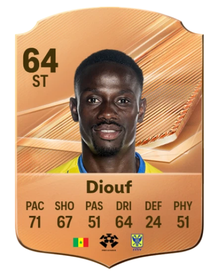Diouf 64 Common ST FC 26 card
