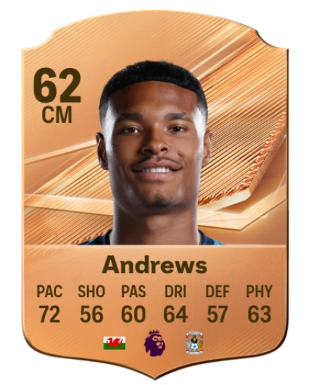 Andrews 62 Bronze CM FC 27 card