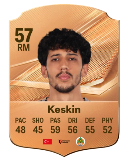 Keskin 57 Bronze RM FC 27 card