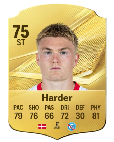 Harder 75 Gold ST FC 27 card
