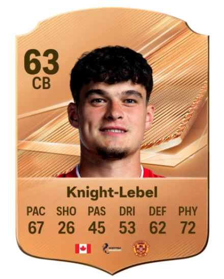 Knight-Lebel 63 Bronze CB FC 27 card
