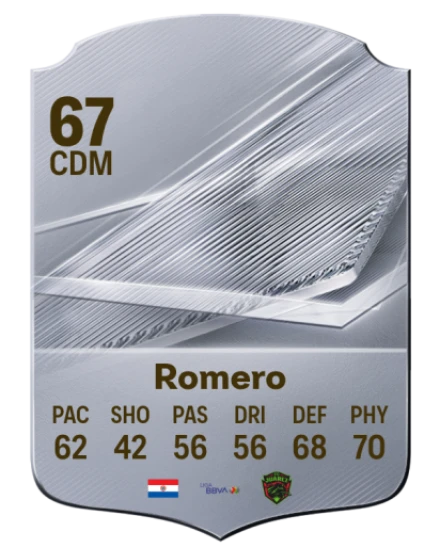 Romero 67 Rare CDM FC 26 card