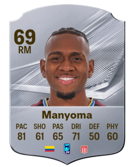 Manyoma 69 Silver RM FC 27 card