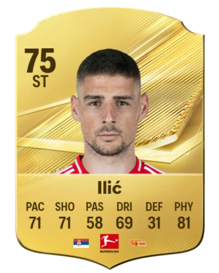 Ilić 75 Common ST FC 26 card