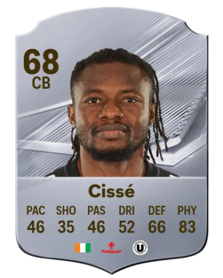 Cissé 68 Common CB FC 26 card