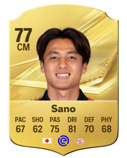 Sano 77 Common CM FC 26 card