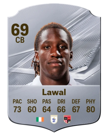 Lawal 69 Silver CB FC 27 card