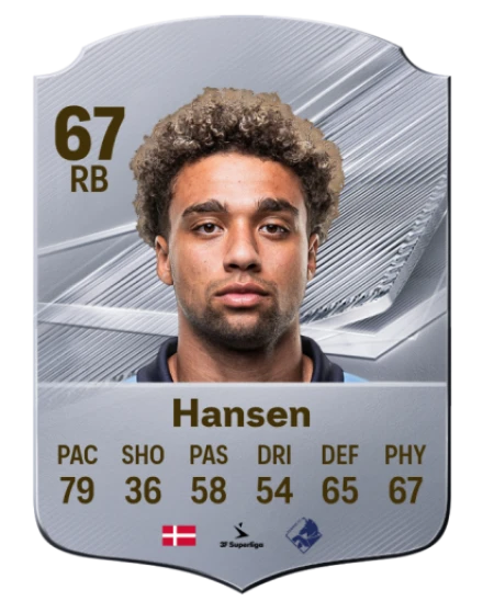 Hansen 67 Common RB FC 26 card