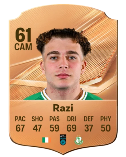 Razi 61 Bronze CAM FC 27 card