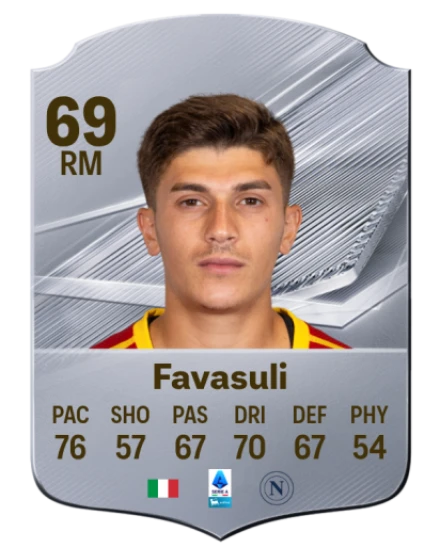 Favasuli 69 Silver RM FC 27 card