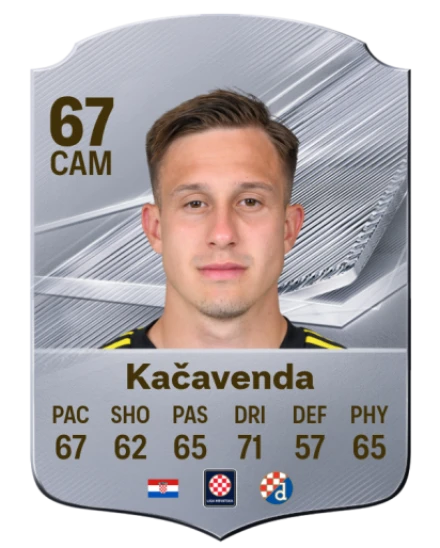 Kačavenda 67 Common CAM FC 26 card