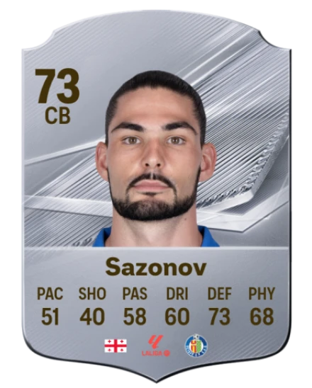 Sazonov 73 Common CB FC 26 card