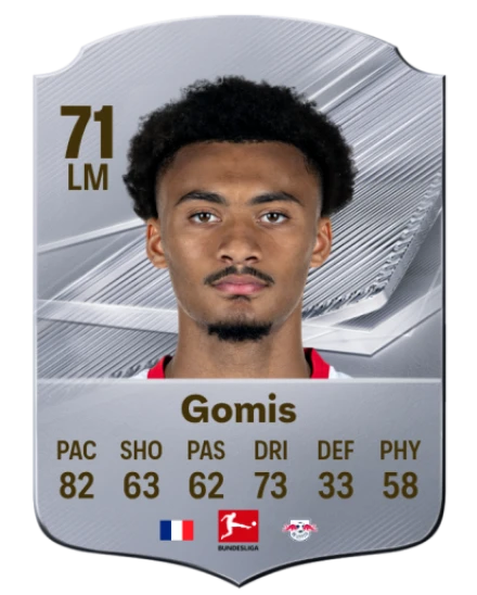 Gomis 71 Silver LM FC 27 card