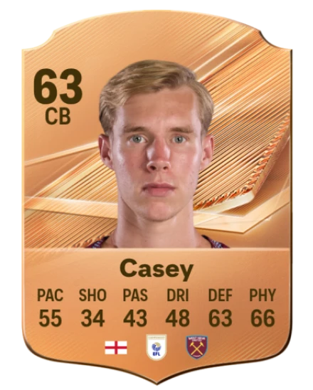 Casey 63 Bronze CB FC 27 card
