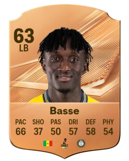 Basse 63 Bronze LB FC 27 card