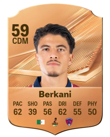 Berkani 59 Bronze CDM FC 27 card