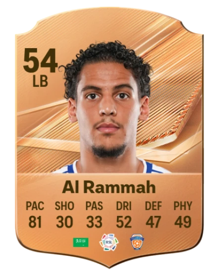 Al Rammah 54 Bronze LB FC 27 card