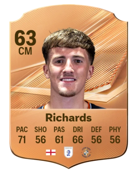 Richards 63 Bronze CM FC 27 card